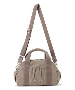 TOCCA 【WEB＆一部店舗限定】【一部カラー撥水】AMIRARE NYLON BOSTON M ボストンバッグ ベージュ系