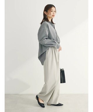 Green Parks ゆったりサッカーシャツ Gingham Check