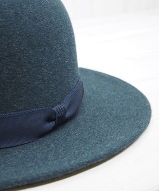 石田製帽 【UNISEX】ポルトガルラビットソフトフェルト オープンクラウン グリーン