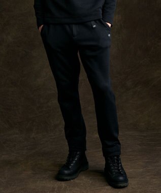 JOSEPH ABBOUD MOUNTAIN 【ストレッチ/吸湿発熱/蓄熱保温/裏起毛 】ソフトサーモテリー パンツ ブラック系