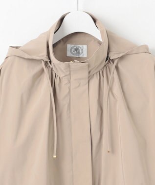 J.PRESS LADIES S 【撥水・洗える】Artirosa テントライン ショート丈 コート モカ系