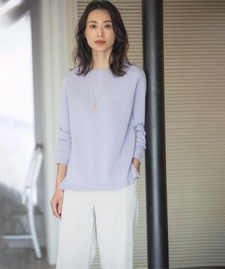 J.PRESS LADIES ドロップパール ネックレス ゴールド系