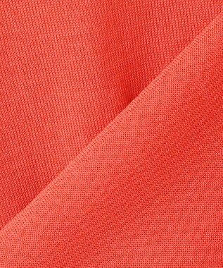 23区 S 【洗える】サステナブルウール モックネック 5分袖 ニット オレンジ系