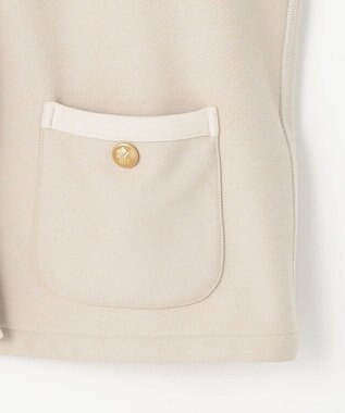 組曲 S 【2WAY・WEB限定】バックベロア リバーシブルジャケット ベージュ系