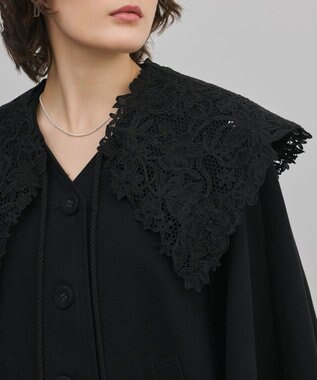 GRACE CONTINENTAL タッセル付レースカラー