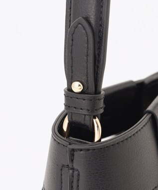 自由区 ランダムメッシュミニ バッグ ブラック