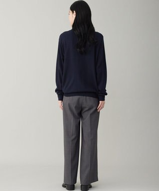 UNFILO MENS 【男女兼用】ソフトサーモ アンチピリングニット タートルネック ネイビー