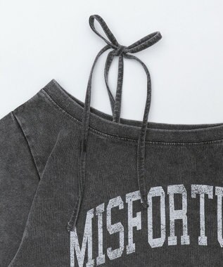 WEGO 2WAYオフショルショートT 柄3