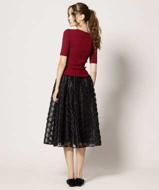 TOCCA 【洗える】RESONATE プルオーバー ボルドー系