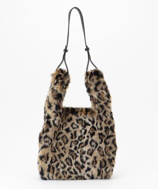 23区 【CLASSY.1月号掲載】レオパード ファー バッグ レオパード