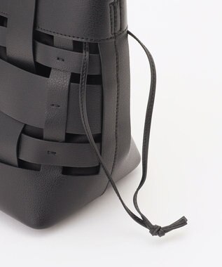 自由区 ランダムメッシュミニ バッグ ブラック