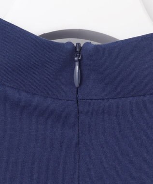 UNFILO ハイネッククロップドTシャツ ブルー