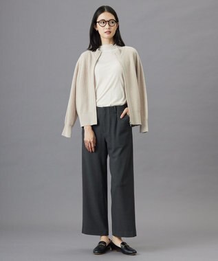 J.PRESS LADIES S 【WEB限定】シアーメローネックインナー カットソー アイボリー系