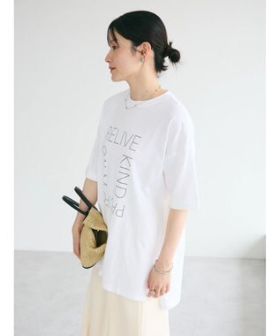 CRAFT STANDARD BOUTIQUE シルケット天竺　スクエアＰＴ　ＢＩＧ　Ｔｅｅ　Ｓ／Ｓ Off White