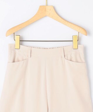 組曲 【先行予約】【WEB限定】スムースクロス ハーフパンツ アイボリー系