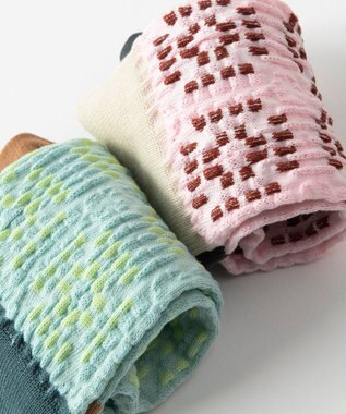 TRICOTE かぎあみ柄パンピーソックス 40MINT