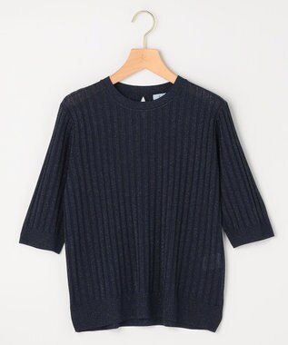 組曲 L 【先行予約】ライトラメニット アンサンブル ネイビー系