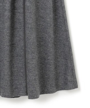 23区 L 【洗える】ウールミルドジャージー フレアスカート グレー系