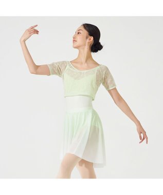 Chacott ショートトップ リーフグリーン