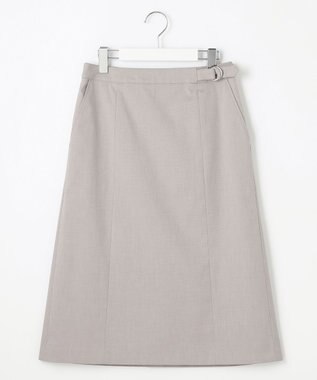 J.PRESS LADIES 【セットアップ対応・洗える・撥水】コットンFITTY スカート ベージュ系1