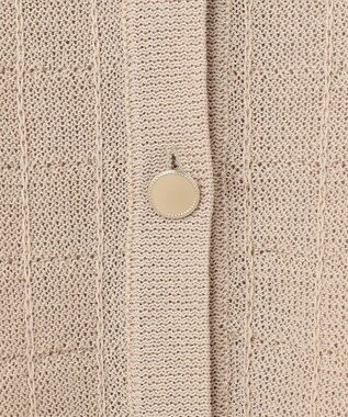 J.PRESS LADIES L 【洗える】WINDY ニット ジャケット ベージュ系