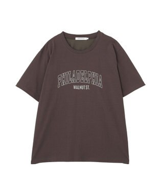 AMERICAN HOLIC 【マルチ機能】カレッジロゴＴシャツ Charcoal Gray