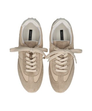 Bridget Birkin 【PARADIS COULEUR】異素材コンビロープロファイルスニーカー ベージュコンビ