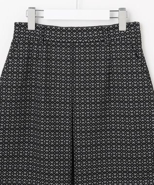 23区GOLF 【WOMEN】裏起毛ジャージースカート ストレッチ モノグラム 上品スタイル ブラック系5