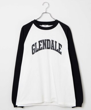 WEGO 【ユニセックス着用ITEM】ラグラングラフィックBIGロンT ホワイトその他