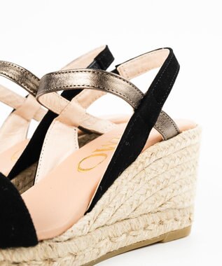 gaimo 【GAIMO/ガイモ】バイカラーヒールサンダル/GAEL-RS ブラック