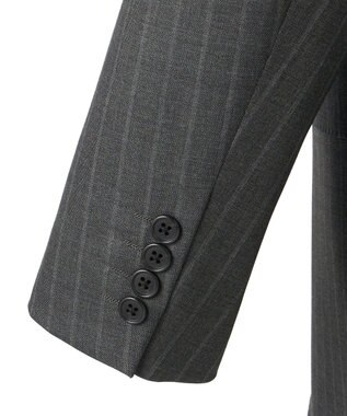 J.PRESS MEN 【WEB・一部店舗限定】インテリジェントストライプ スーツ / 総裏 グレー系2