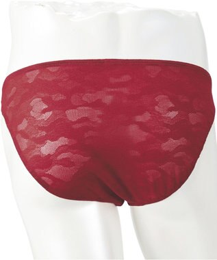 WACOAL MEN ブリーフ  【レースブリーフ】 フロント立体設計 通気性  前閉じ 下着 メンズ  GF2441 /ブロス バイ ワコールメン ワイン