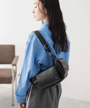 WEGO ポケットデザインショルダー ブラック