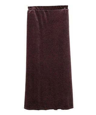 CRAFT STANDARD BOUTIQUE ベロアマーメイドスカート Bordeaux