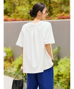 AMERICAN HOLIC 抗菌防臭＋接触冷感クルーネックカットプルオーバー Off White