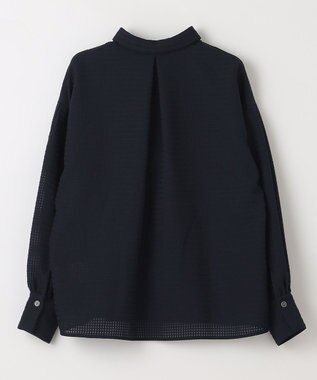 ANY SIS 【洗える】ドビー シャツ ネイビー