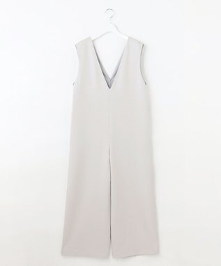 UNFILO L 【洗える/ストレッチ/シワになりにくい】ストレッチダブルクロス アイスグレー