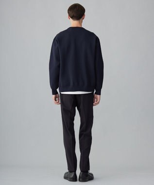 UNFILO MENS スマートニット プルオーバー ネイビー