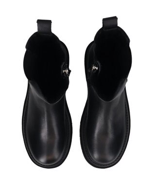 Bridget Birkin 【PARADIS COULEUR】防滑ソール撥水サイドゴアショートブーツ ブラック