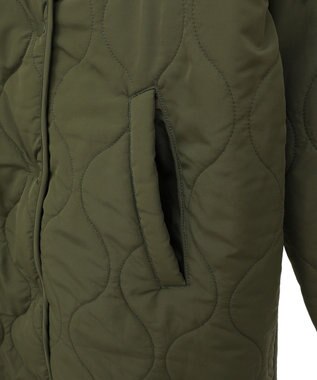 AMERICAN HOLIC 【WEB限定】あったかリバーシブルキルティングコート Khaki