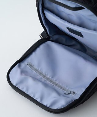 MIYABIYA LAQUOH【撥水加工】篭目エンボスボンディングリュック ブラック