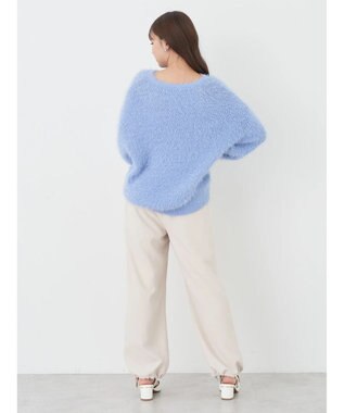 earth music&ecology 裾ドロストパラシュートパンツ Off White