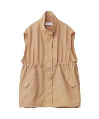 Green Parks ドロストスタンドライトベスト Pink Beige