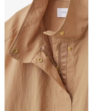 Green Parks ドロストスタンドライトベスト Pink Beige