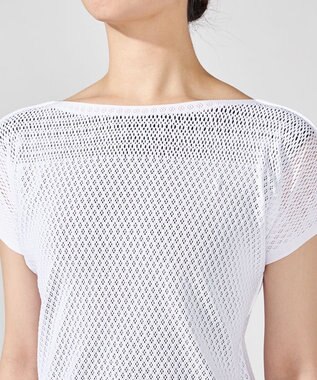 Chacott キシリトールコンパクトニットTシャツ ホワイト