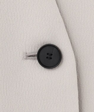 ICB 【WEB限定・洗える】BackSatinGeorgette ノーカラージレ ベージュ系