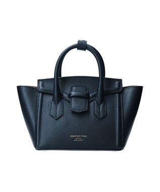 INTER-CHAUSSURES 【Christian Villa】ベーシックスモールハンドバッグ ブラック