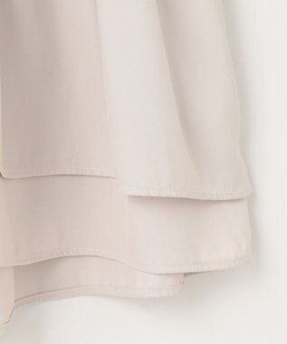 ANY SIS S 【洗える】かさねシャーリング ブラウス アイボリー