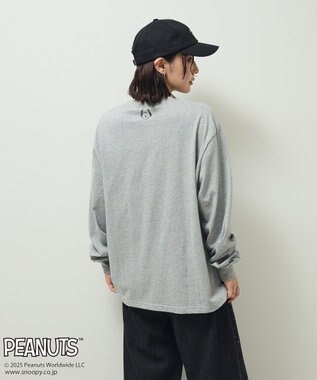 Green Parks ■PEANUTS ミュージカルノート ロンTEE Gray