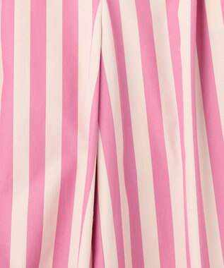 NAVE 【Nave 　洗える】ワイドストライプ　パンツ ピンク系1